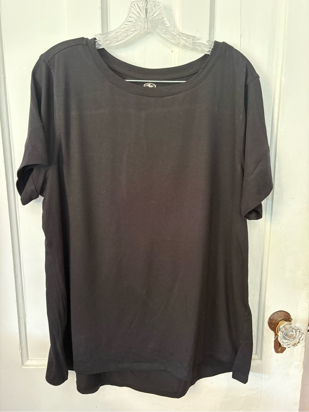 Athletic Works Black Relaxed Short Sleeve Tee